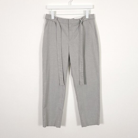 Banana Republic Grey Herringbone Ankle Pants - Picture 8 of 10